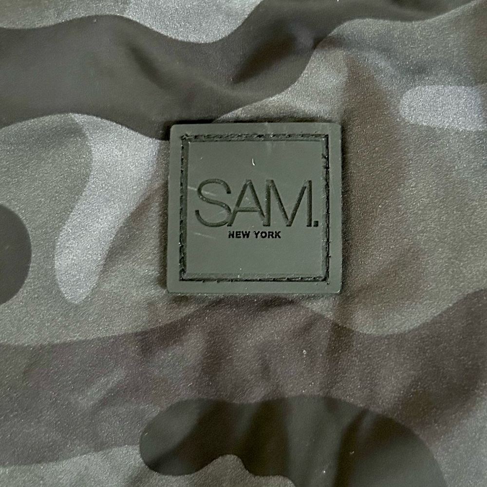 SAM Freestyle Fitted Black Camouflage Down Jacket - Picture 8 of 15